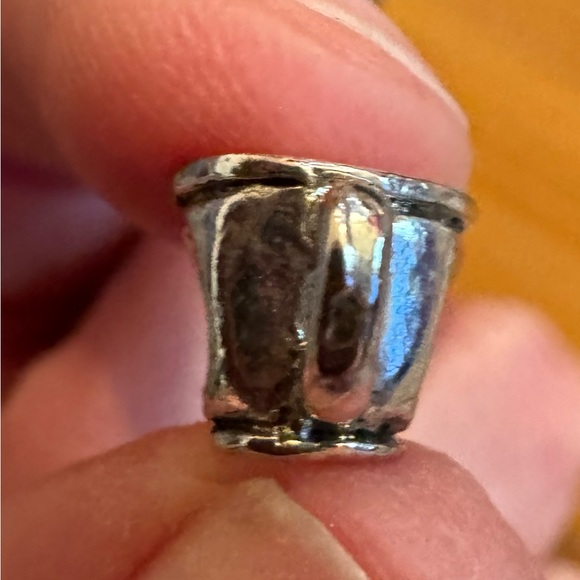 Silver Coffee cup charm - Picture 3 of 7